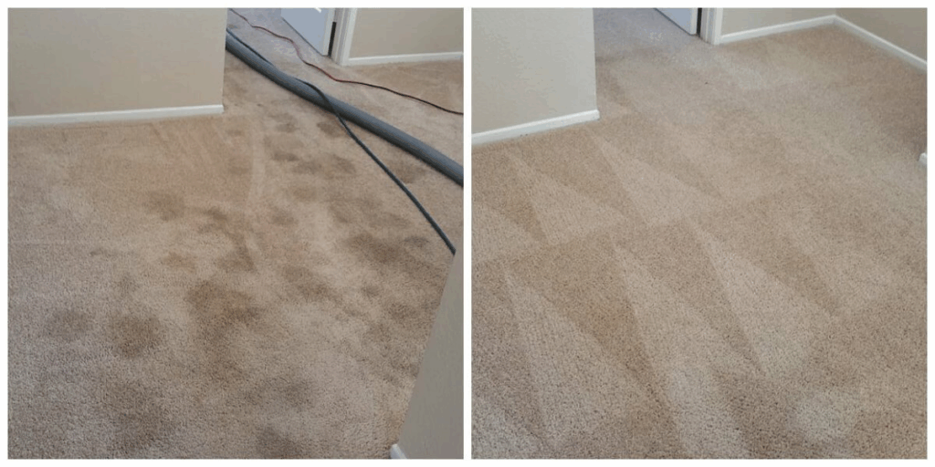 Professional cleaning transformation